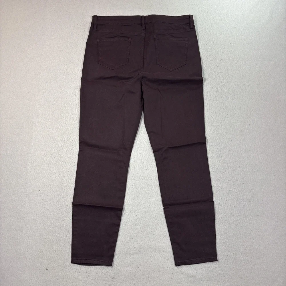 Buffalo David Bitton Soft Stretch High-Rise Skin Jeans Brown Size 14 NWT